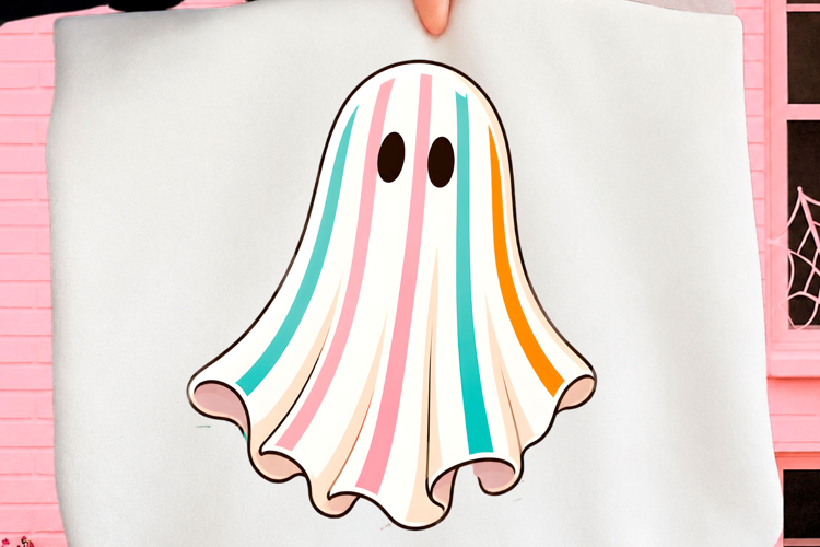 Kawaii Halloween Ghost PNG