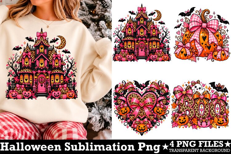 Trending Halloween PNG Halloween Shirt Sublimation Png example image 1