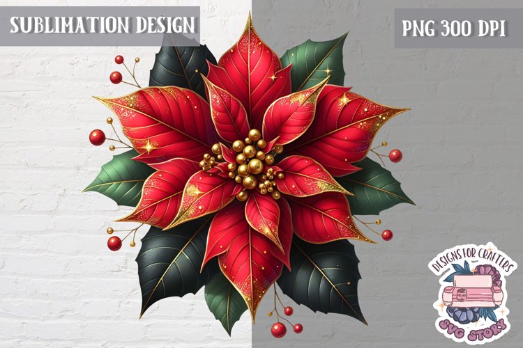 Christmas Floral Svg Image 11
