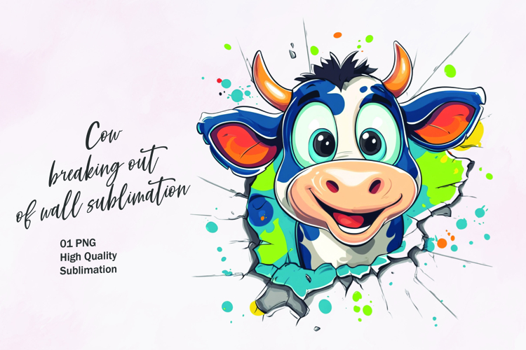 Cartoon Cow Image 3