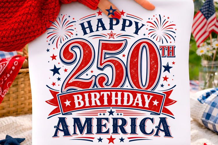 4th of July PNG t-shirt design PNG