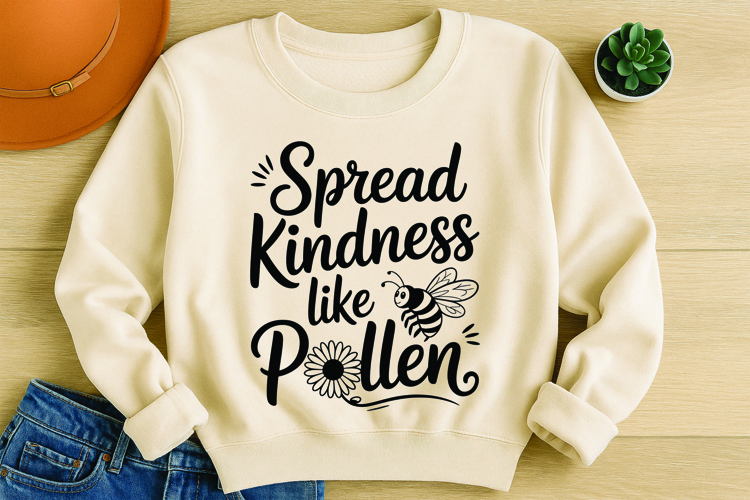 Bee Quote SVG T-Shirt Design