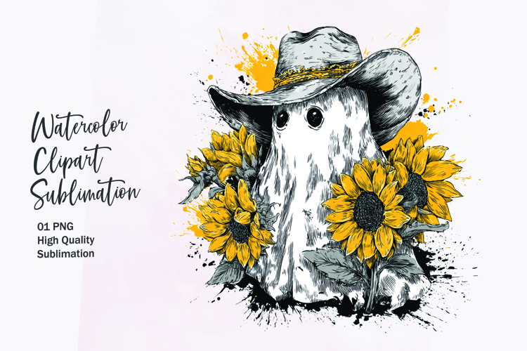 Watercolor Sunflower Clipart Image 10