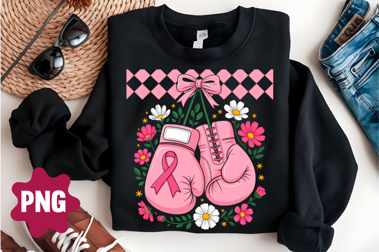 Boxing Gloves PNG Breast Cancer Coquette
