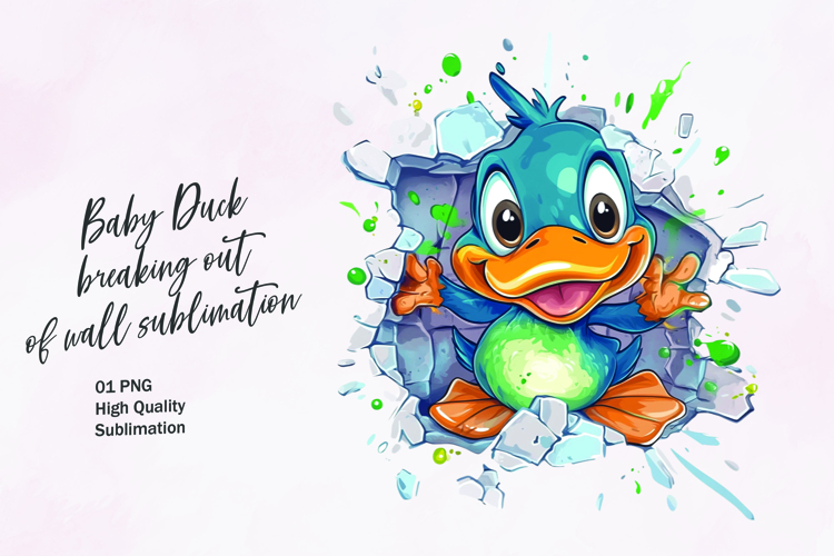 Cute Duck SVG Image 5