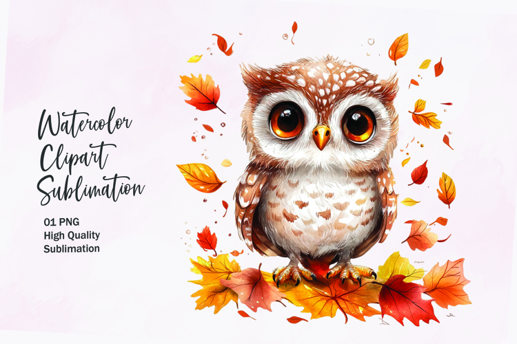 Watercolor Leaves Clipart Image 10