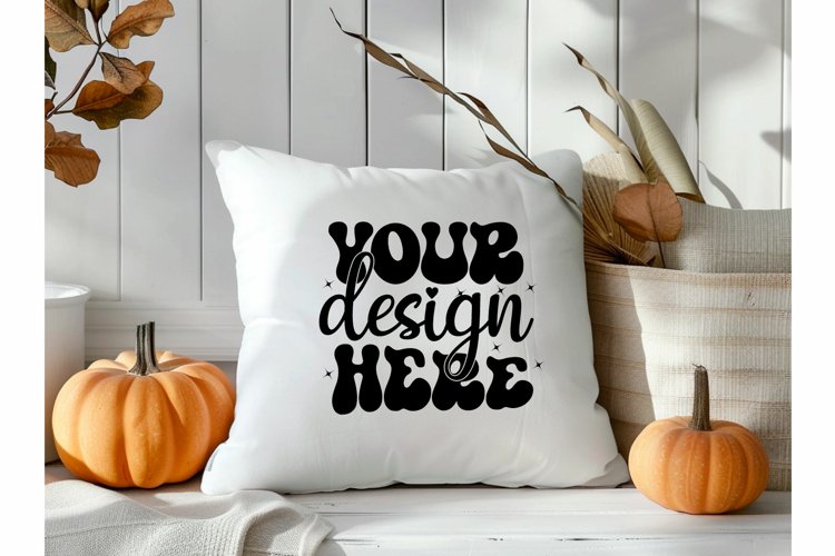 Square Pillow Mockup,Square Pillow JPG example image 1
