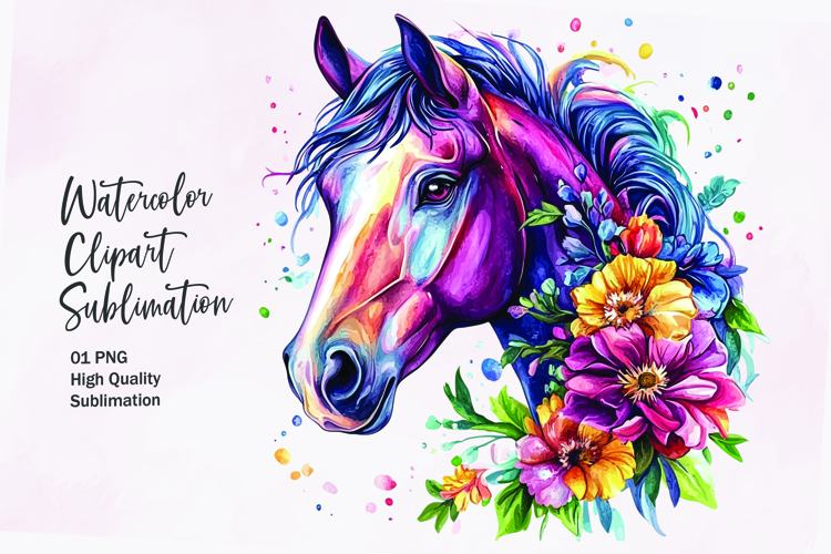 Horse Head Clipart Image 13