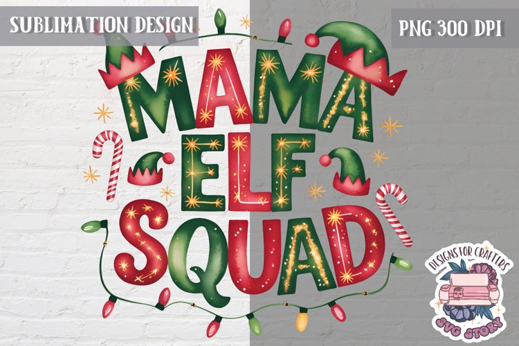 Christmas Mama Quote Sublimation Design PNG Buffalo Plaid