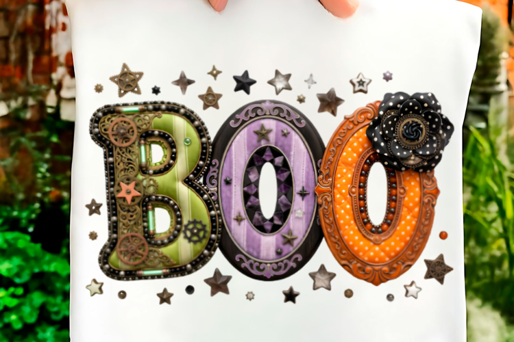 BOO Halloween Design Png T-shirt