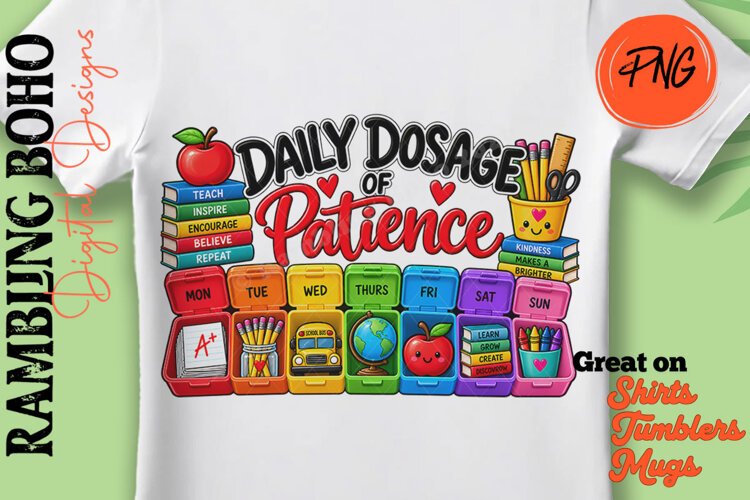 Daily Dose of Patience Teacher Therapy example image 1