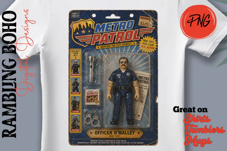Officer O'Malley Retro Action Figure Toy