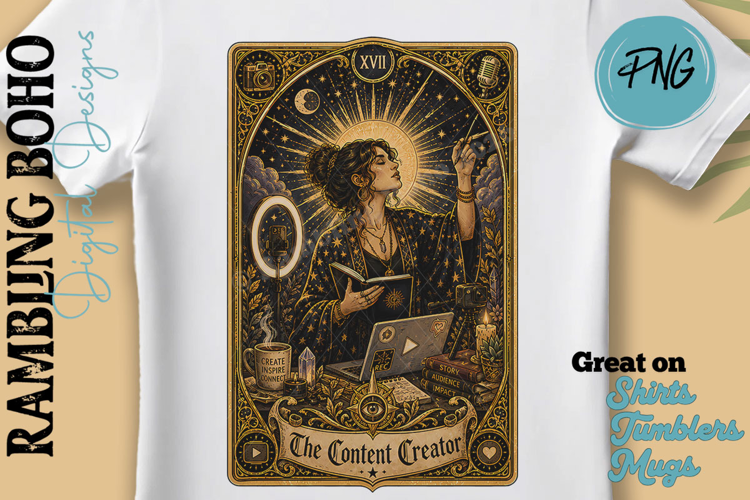 The Content Creator Tarot Card Mythical