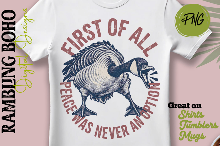 Vintage Canada Goose with Attitude Funny