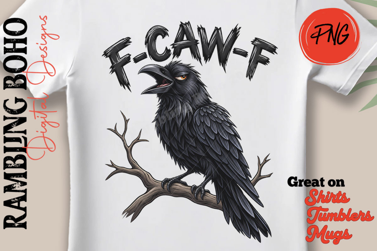 Sassy Raven Tells You Off FcawF Funny Bird