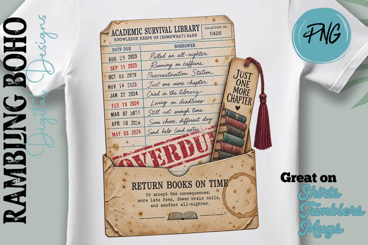 College Student's Library Card One More Chapter example image 1