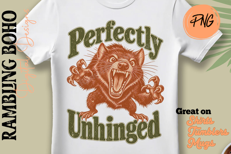 Perfectly Unhinged Tasmanian Devil Funny