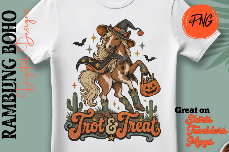 Trot & Treat Funny Costumed Horse Halloween
