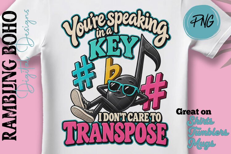 You're Speaking in a Key Funny Music Transpose example image 1