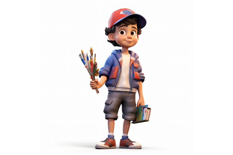 Painter Clipart Image 10