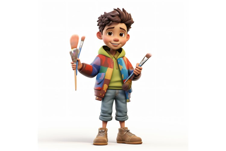 Painter Clipart Image 9