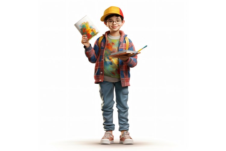 Painter Clipart Image 8