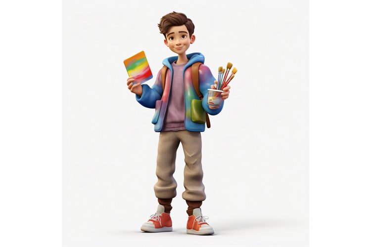 Painter Clipart Image 7
