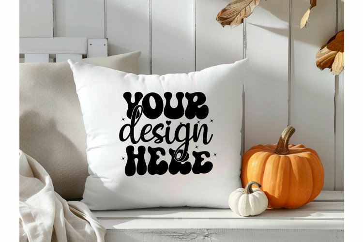 Square Pillow Mockup,Square Pillow JPG example image 1