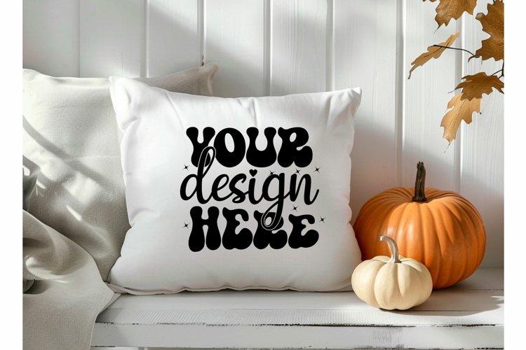 Square Pillow Mockup,Square Pillow JPG example image 1