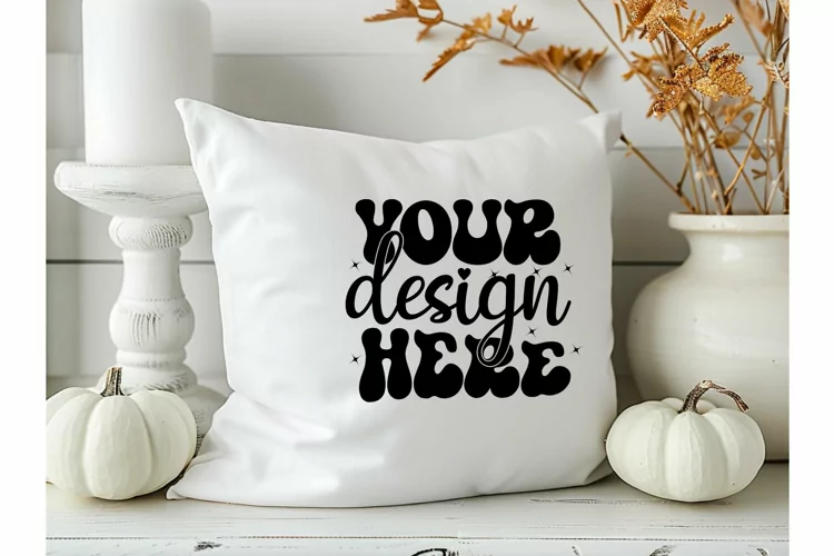 Square Pillow Mockup,Square Pillow JPG
