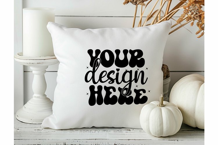 Square Pillow Mockup,Square Pillow JPG example image 1