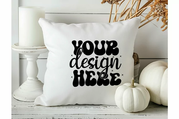 Square Pillow Mockup,Square Pillow JPG