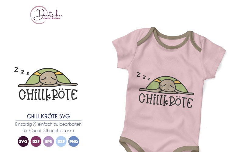 Chillkroete SVG | Schildkröte example image 1