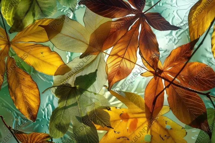 Abstract Autumn Natural Background Wallpaper