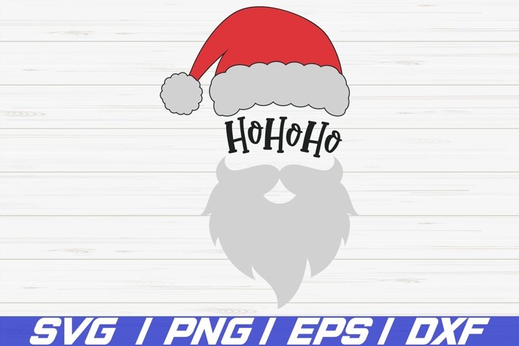 Ho Ho Ho SVG / Cut File / Cricut / Christmas SVG / Santa SVG example image 1