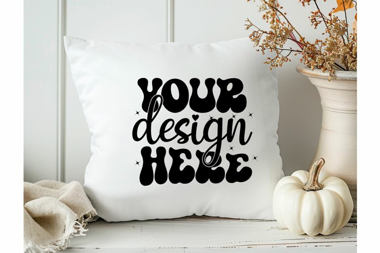 Square Pillow Mockup,Square Pillow JPG example image 1