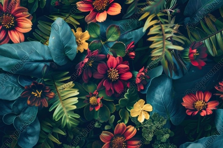 Flowers Texture Image 12