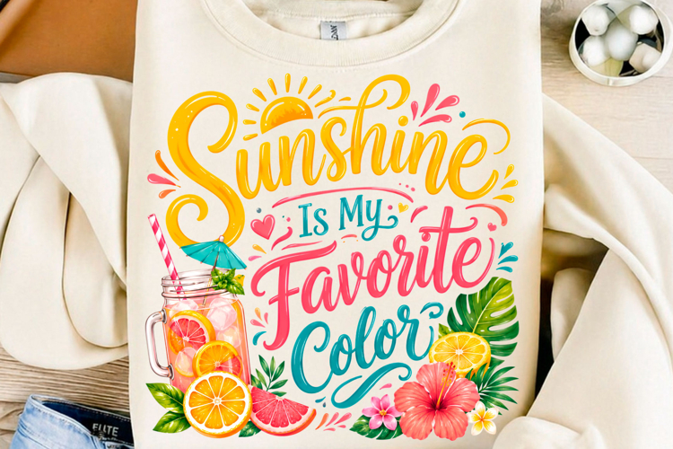 Sunshine is My Favorite Vacation Shirt example image 1