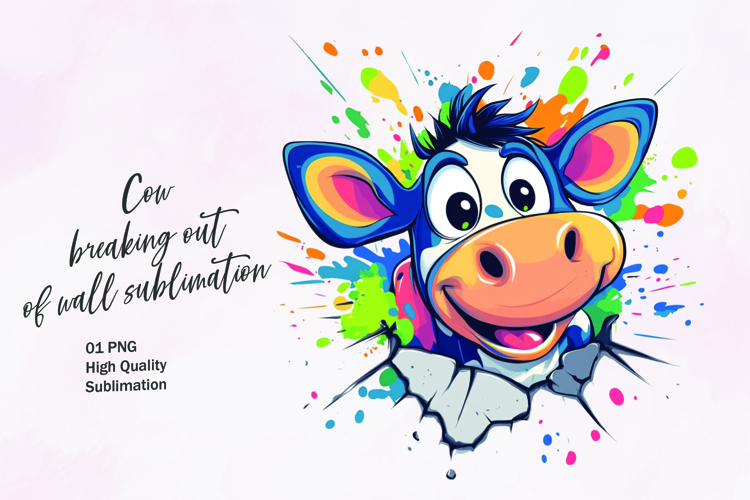 Cartoon Cow Image 2