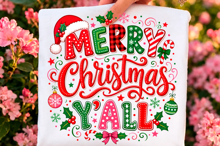 Merry Christmas Y’all PNG