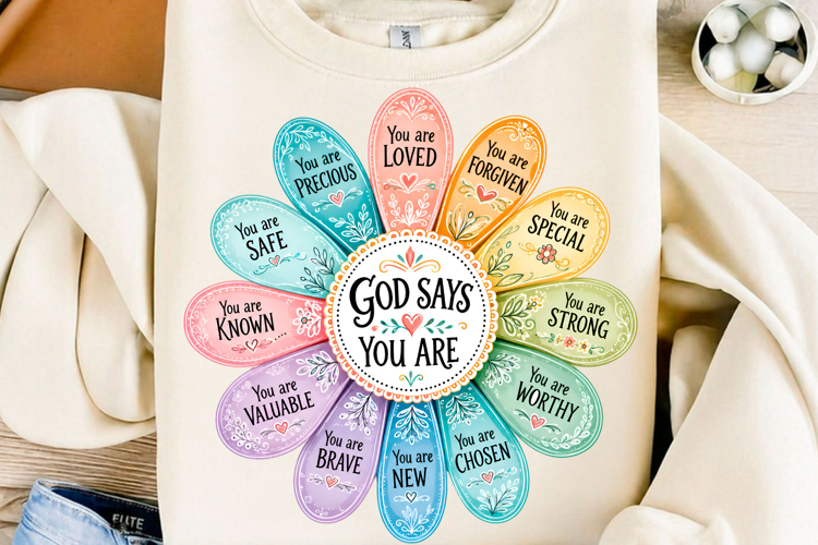 Christian Faith God Says You Are PNG