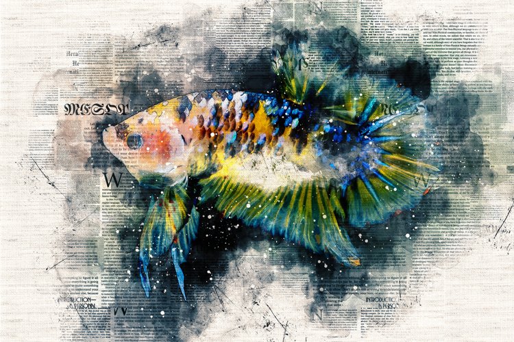 Printable CUTE FISHES 7 different formats Pack 45