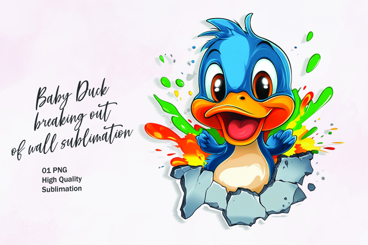Cute Duck SVG Image 4