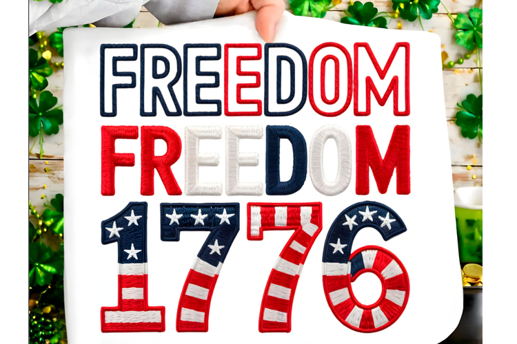 Faux Yarn Crochet Freedom Png