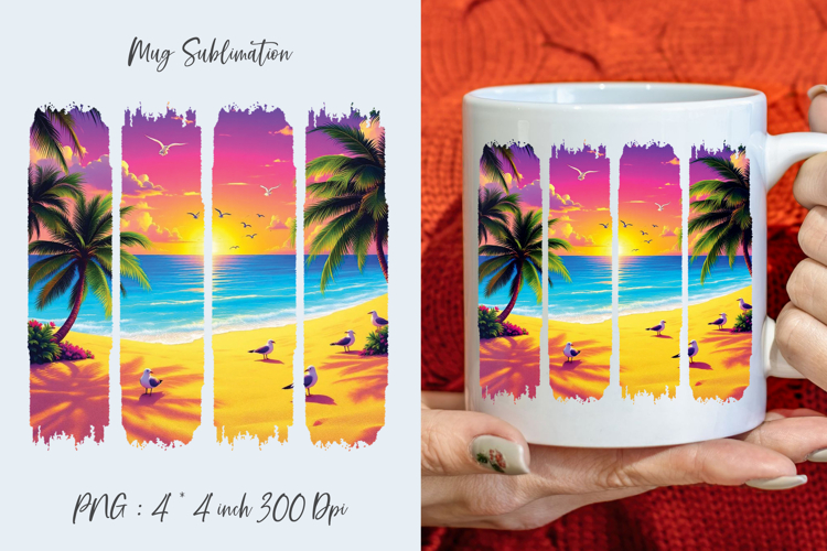 Watercolor Beach Clipart Image 14