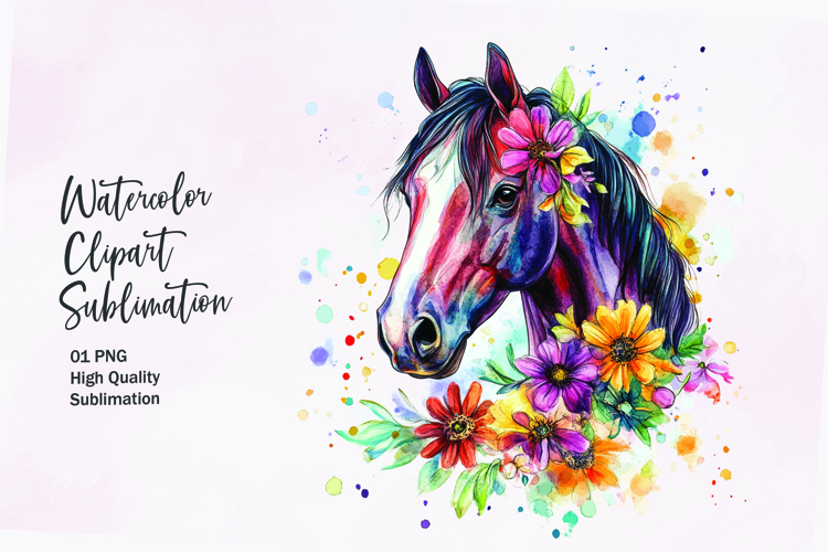 Horse Head Clipart Image 12
