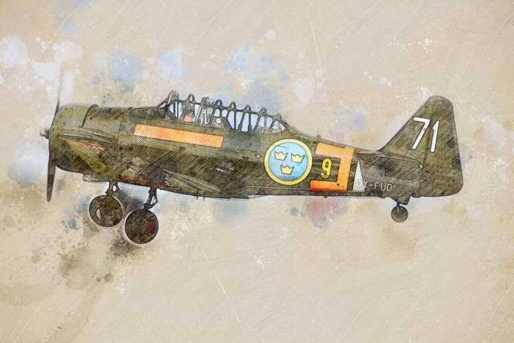 Printable OLD AIRCRAFTS 7 different formats Pack 33