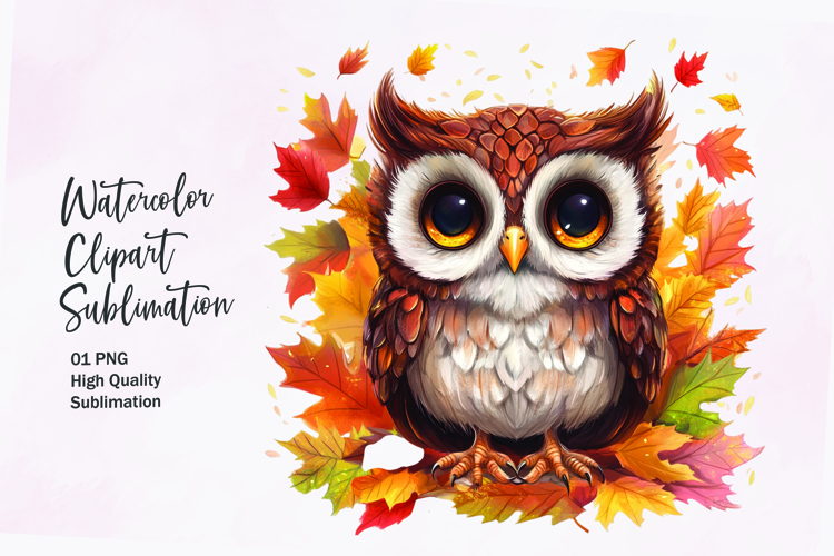 Watercolor Leaves Clipart Image 9
