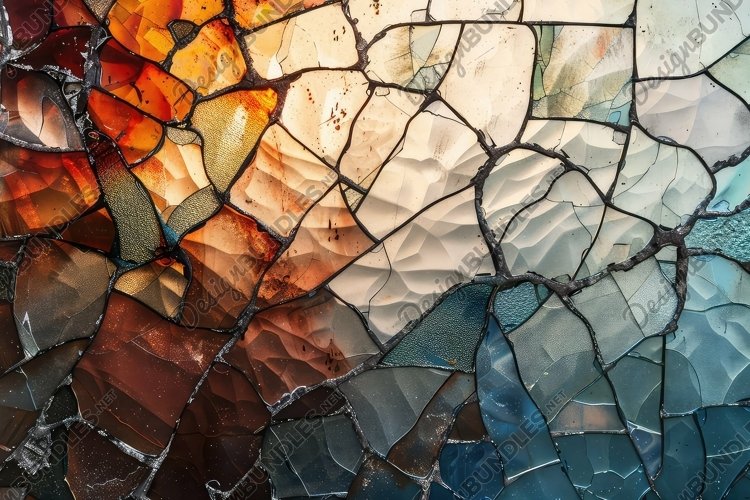 Stained Glass Texture Image 6