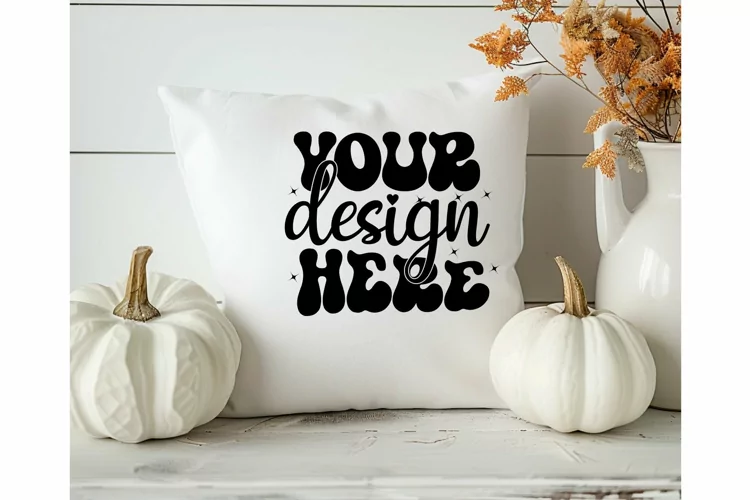 Square Pillow Mockup,Square Pillow JPG